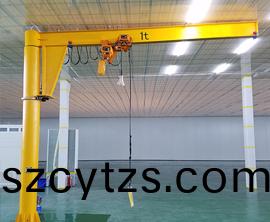 1t定柱式電動360度鏇轉懸臂弔