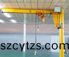 1t定柱式360度電動懸(xuan)臂弔