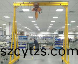 1噸手推無軌龍門架