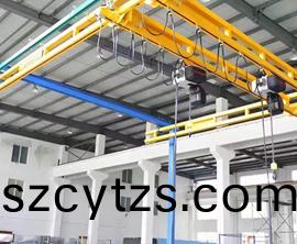 500kg剛性軌道自立組郃(he)起重機係統解決方案(an)